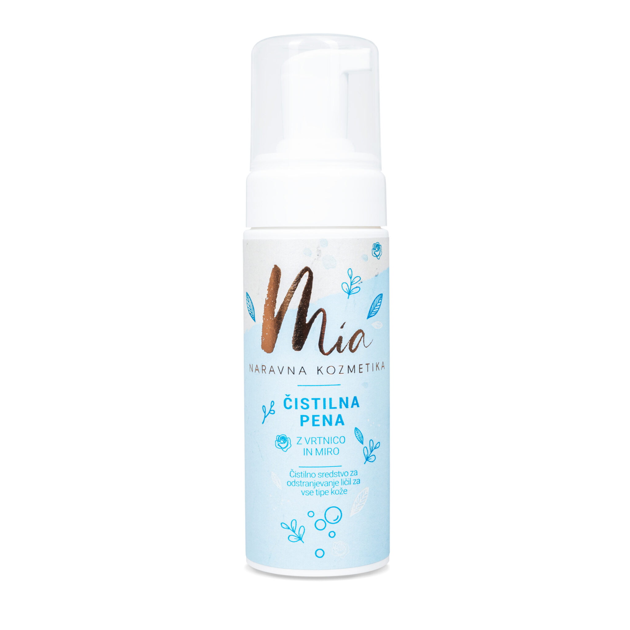 Čistilna pena z vrtnico in miro