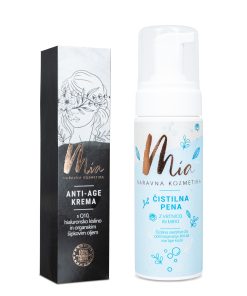 Anti-age krema in čistilna pena