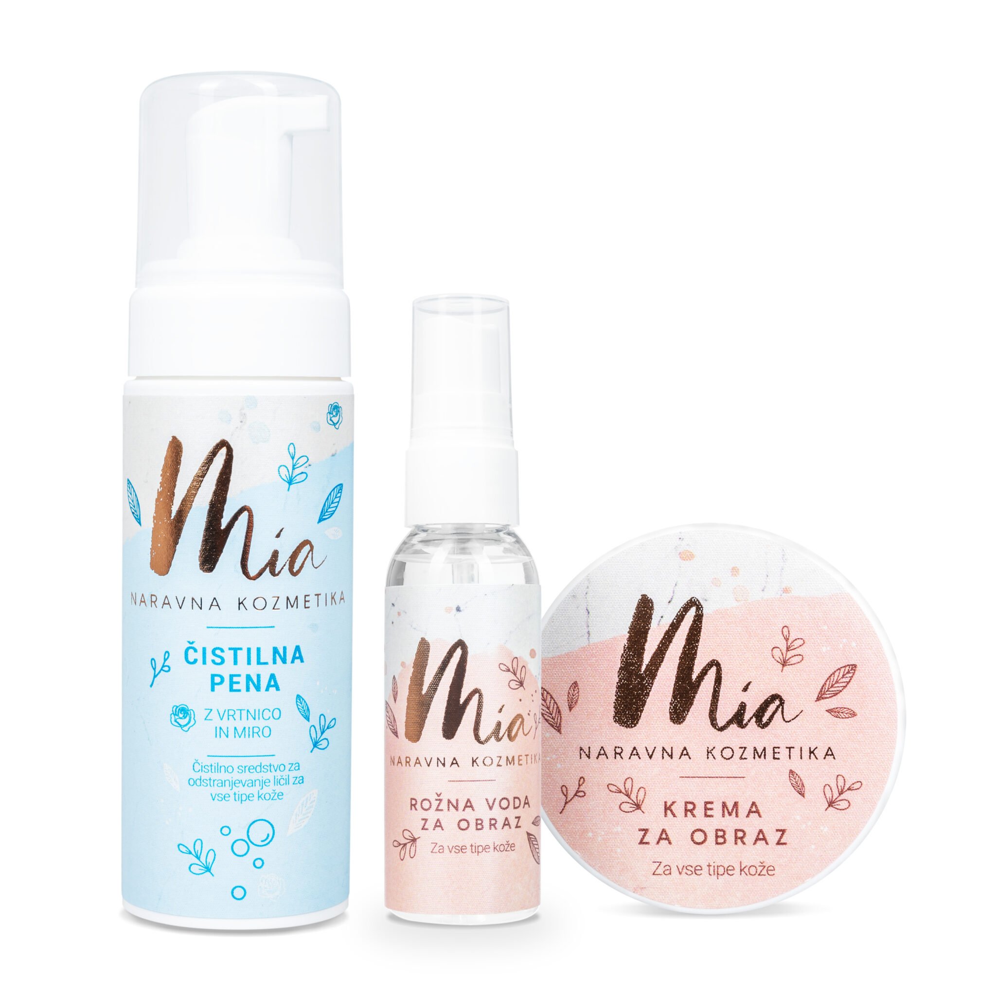 Komplet za dnevno naravno nego obraza